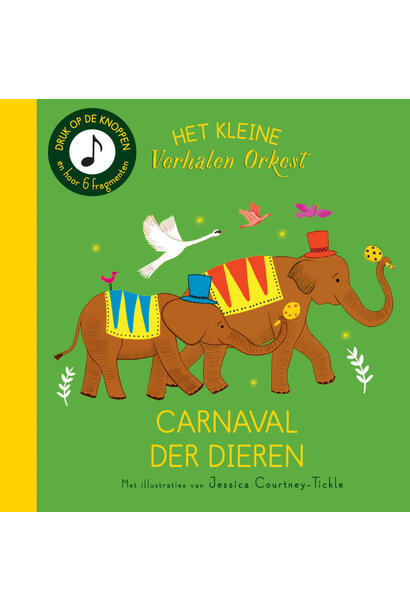 Het kleine verhalenorkest | carnaval der dieren kartonboek