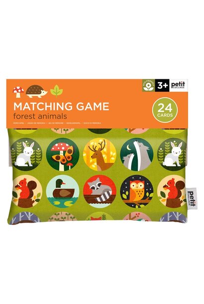 Petit collage on-the-go memorie bosdieren