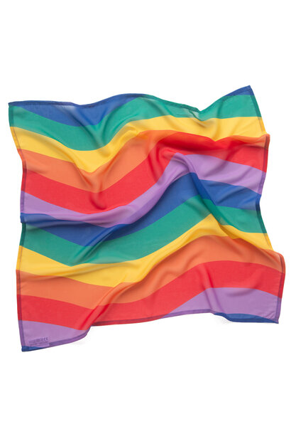 Little botanic label playcycle speeldoek medium 65cm - waves regenboog