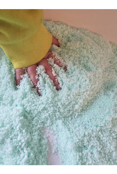 sensorische flurry wit met glitter