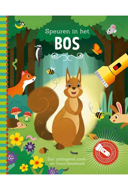 Zaklampboek | speuren in het bos