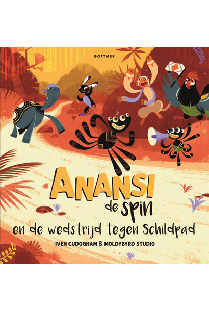 Boek | Anansi de spin en de wedstrijd tegen schildpad
