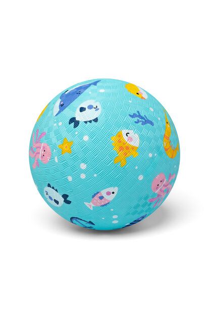 Little L rubberen bal 18cm - zee