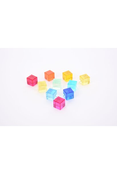 Tickit acryl gem cubes ( set v 10 )