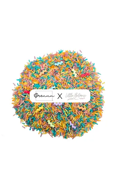 Grennn speelrijst 750gr. - wave pastel