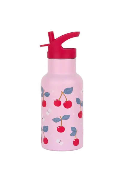 drinkfles rvs 350ml cherry