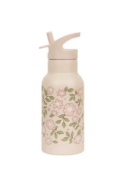 drinkfles RVS 350ml blossoms pink