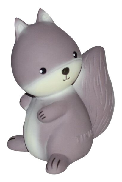 Tikiri bijt -en badspeelgoed met belletje - eekhoorn