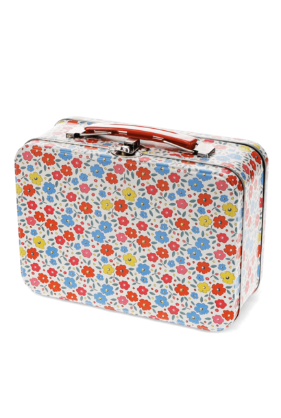 metalen koffertje tilde bloemen