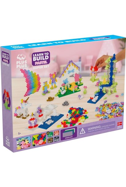 learn to build 1200 delig - pastel super set
