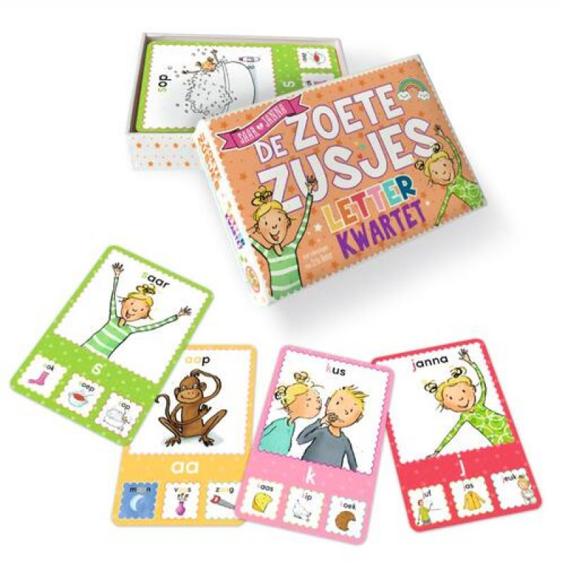 Zoete zusjes letterkwartet-1