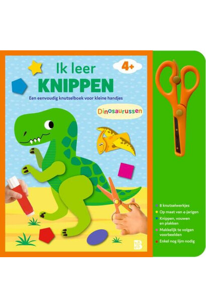 Ik leer knippen knutselboek - dinosaurussen