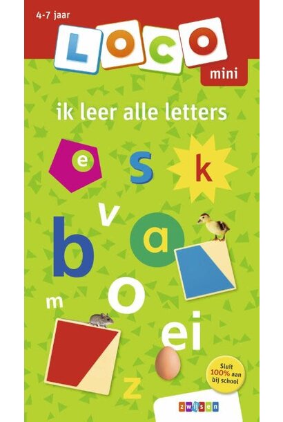 Loco mini oefenboek - ik leer alle letters