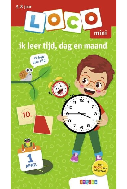 Loco mini oefenboek - ik leer tijd, dag en maand