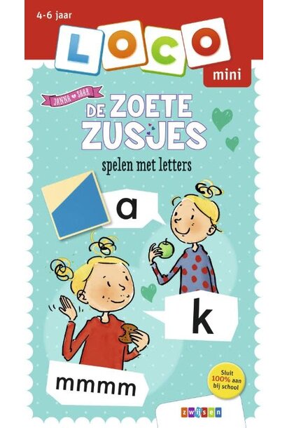 Loco mini oefenboek - de zoete zusjes spelen met letters
