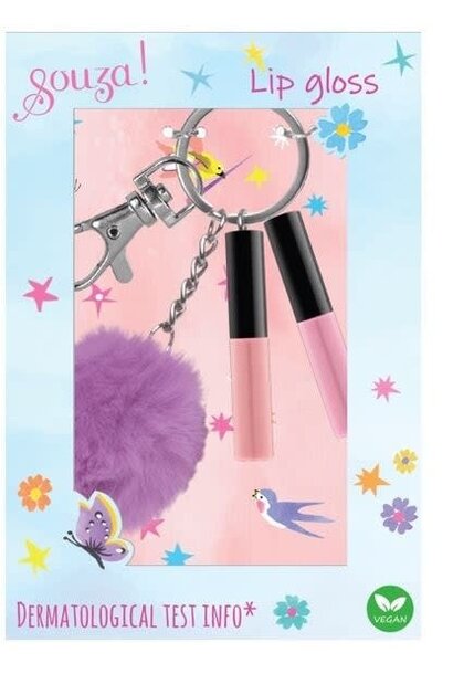 sleutelhanger met lipgloss