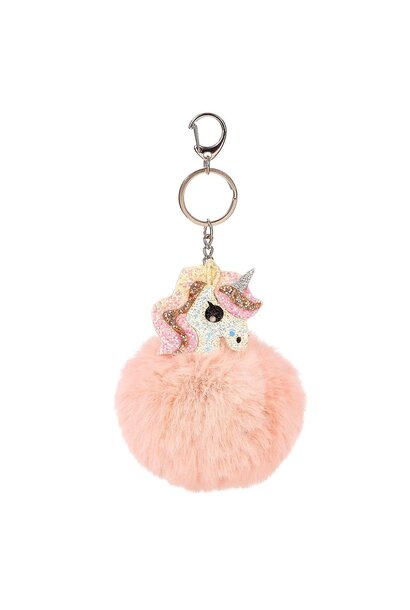 sleutelhanger valentina unicorn roze