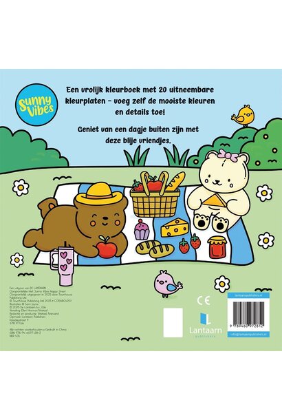 Sunny vibes kleurboek happy street