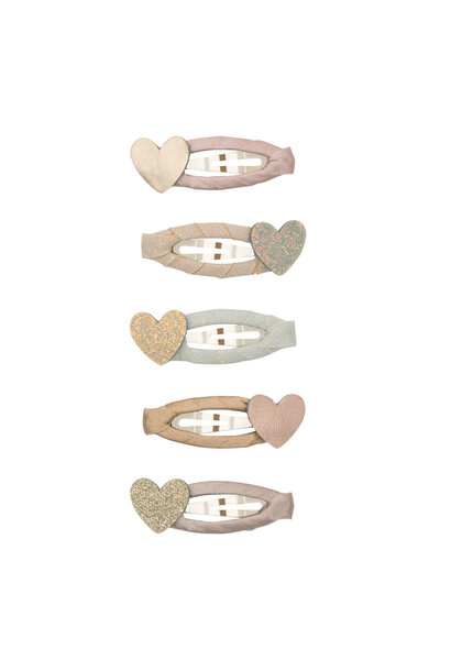 Mimi & Lula mini klik klak haarspeldjes hartjes