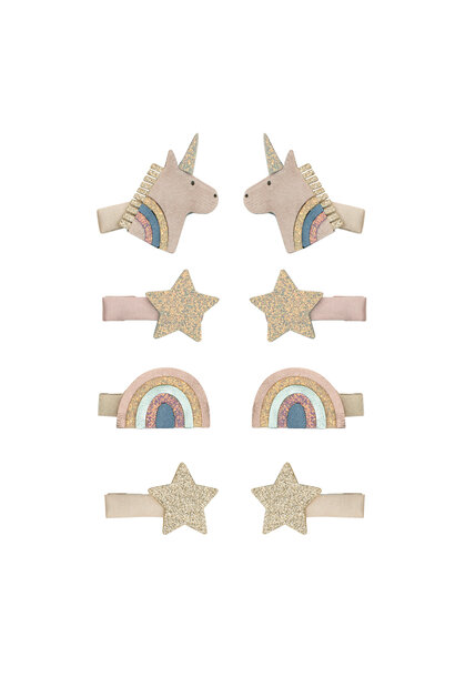 Mimi & Lula celeste unicorn mini clips