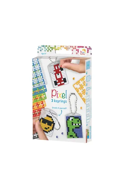 sleutelhangers maken - set van 3 - stoer