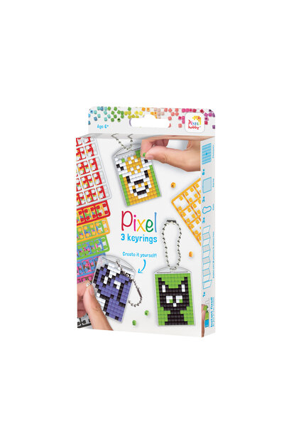 sleutelhanger maken - set van 3 - dieren