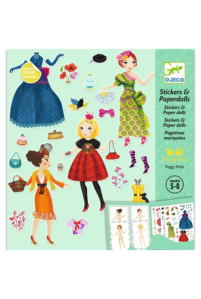 herbruikbare stickerset aankleden DJ09691