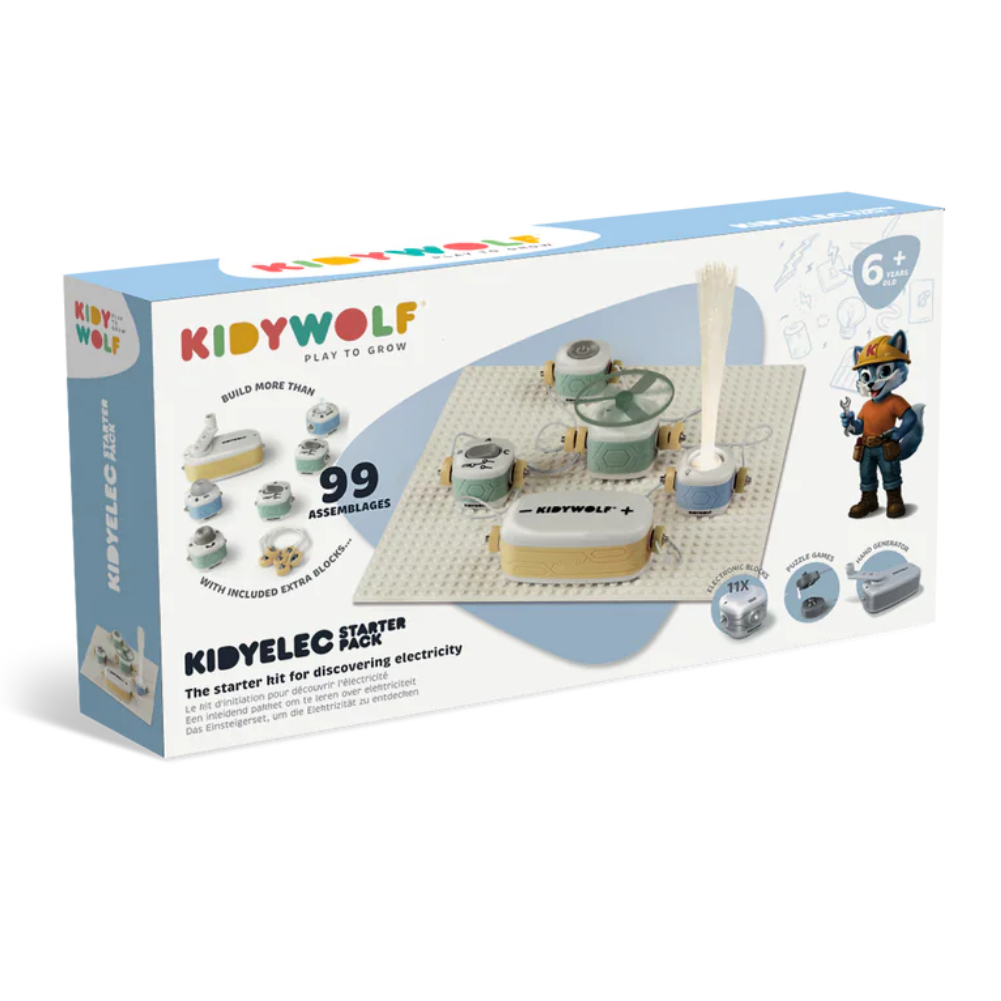 Kidywolf kidyelec starter elektriciteitsset 11 delig-1