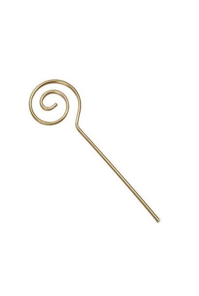 cadeau decoratie - sinterklaas staf goud