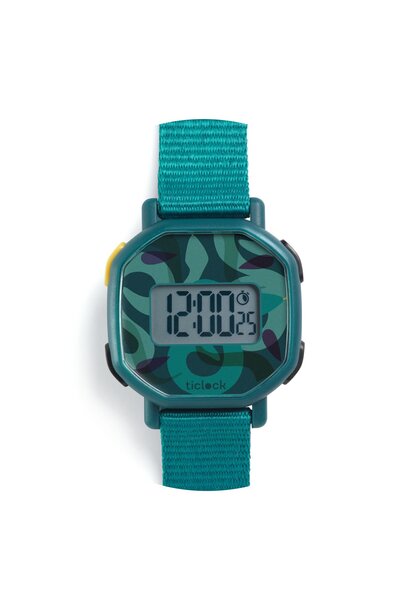 ticlock digitaal kinderhorloge green snakes DD00455
