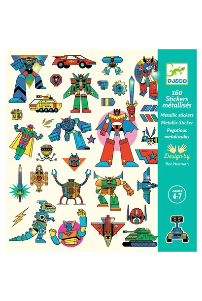 stickers robots DJ09276