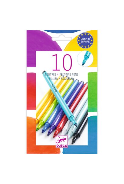 stiften regenboog 10 delig DJ09208