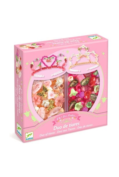 knutselset tiara's roze DJ00039