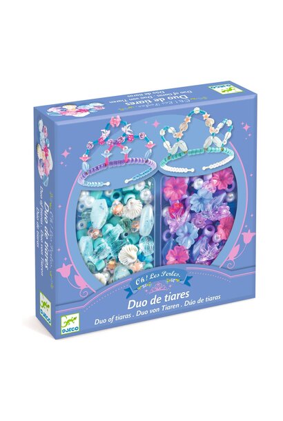 knutselset tiara's blauw DJ00038