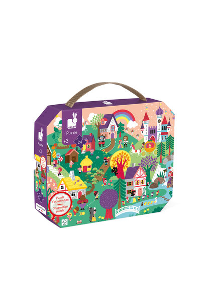 zoek puzzel met 24 stukjes - sprookjes