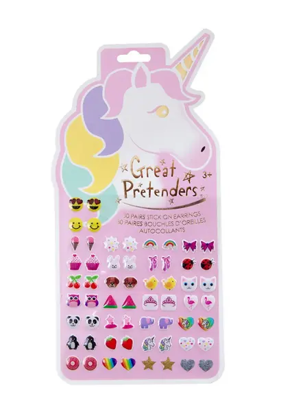 oorbellen stickers - unicorn