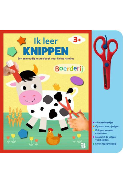 Ik leer knippen knutselboek - boerderij