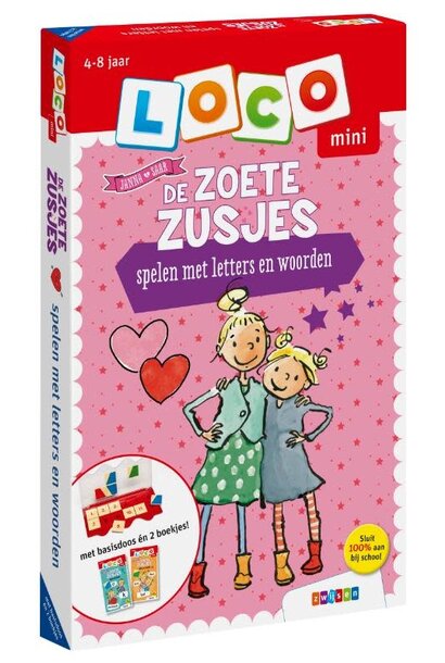 Loco mini basispakket - de zoete zusjes spelen met letters en woorden