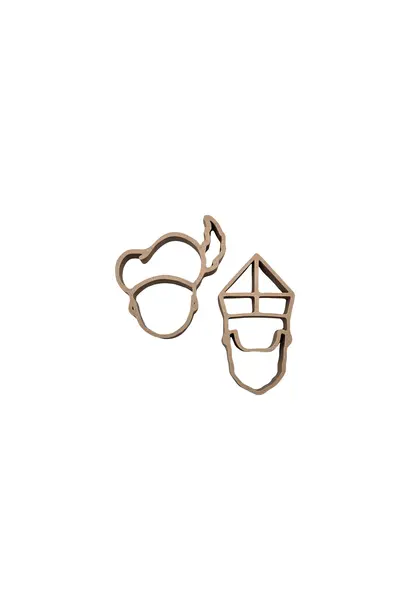 steker sinterklaas + piet