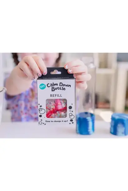 Jellystone navulling diy sensorische fles - regenboog