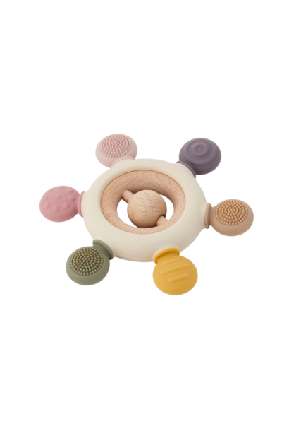 Tickit silisoft rammelaar naturel