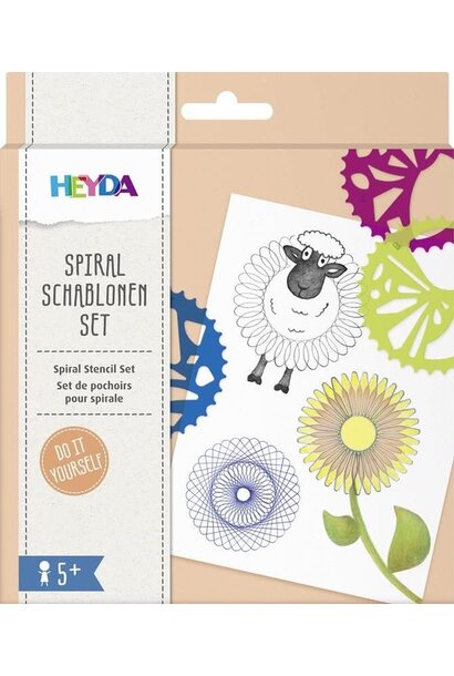 spiraal sjablonen set