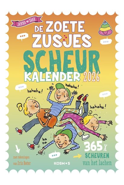 De zoete zusjes moppen scheurkalender 2026