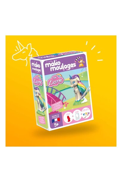 knutselpakket gips - eenhoorn ( 1 mal )