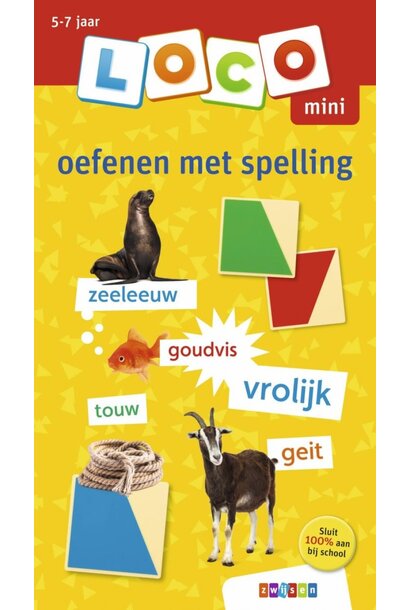 Loco mini oefenboek - oefenen met spelling