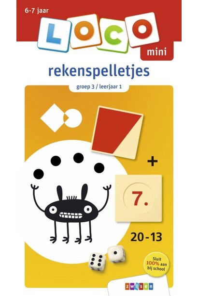 Loco mini oefenboek - rekenspelletjes groep 3