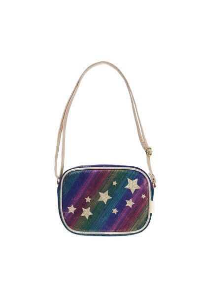 disco fever multicolor tasje met sterren
