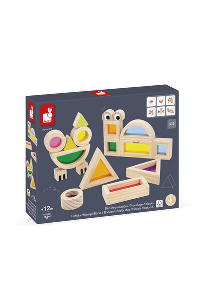 sensorische doorzichtige blokken