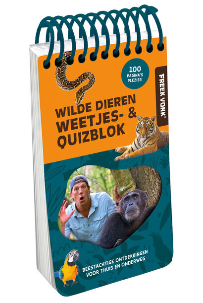 Freek Vonk weetjes & quizblok wilde dieren