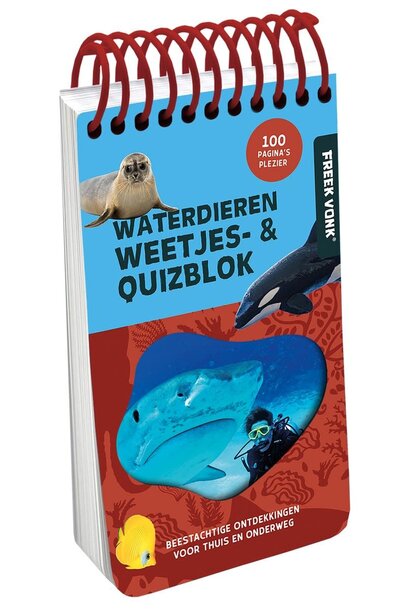 Freek Vonk weetjes & quizblok water dieren